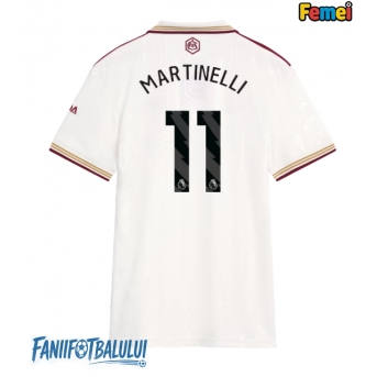 Arsenal Gabriel Martinelli #11 Tricou Fotbal Replică 2025-26 Femei Treilea